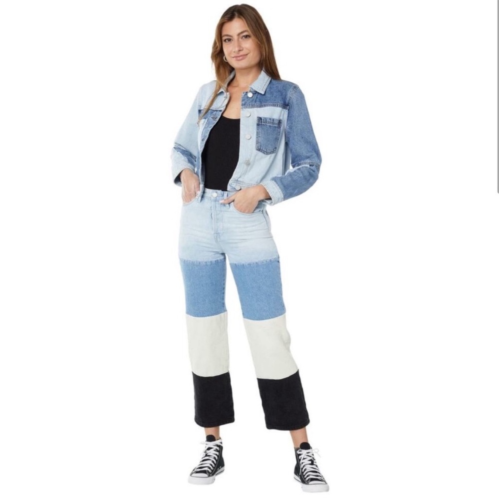Blank NYC Colorblock
Ribcage Jeans Cropped Ankle
